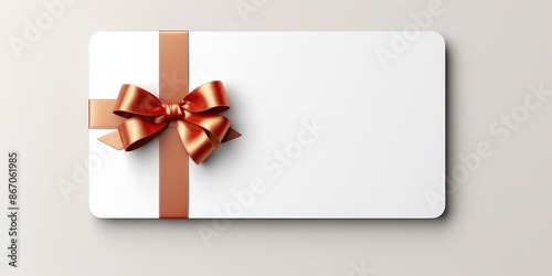 Gift Card with a Red Bow