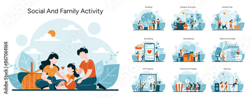 Social and Family Activity set