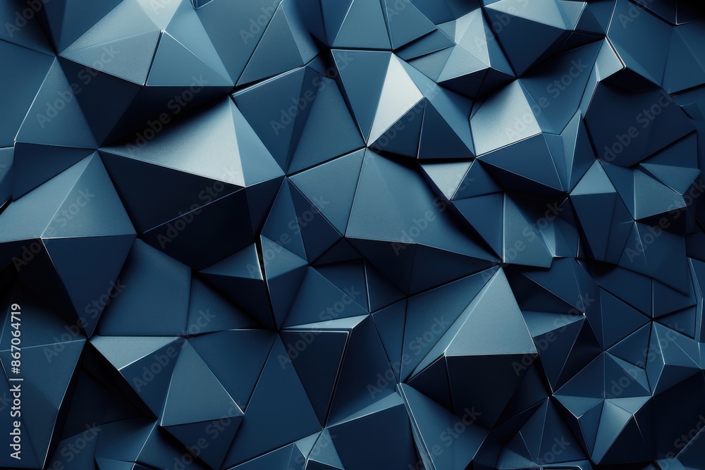 Abstract background of dark blue geometric shapes. Perfect for technology, futuristic, or industrial designs. Abstract background of dark blue geometric shapes. Perfect for technology, futuristic, or industrial designs.