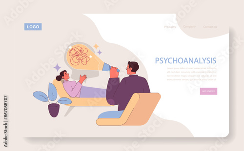 Unraveling Minds concept.