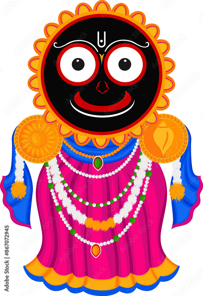 Fototapeta premium Jagannath Rath Yatra Social Media Poster, Banner, Web Banner , Print Design 