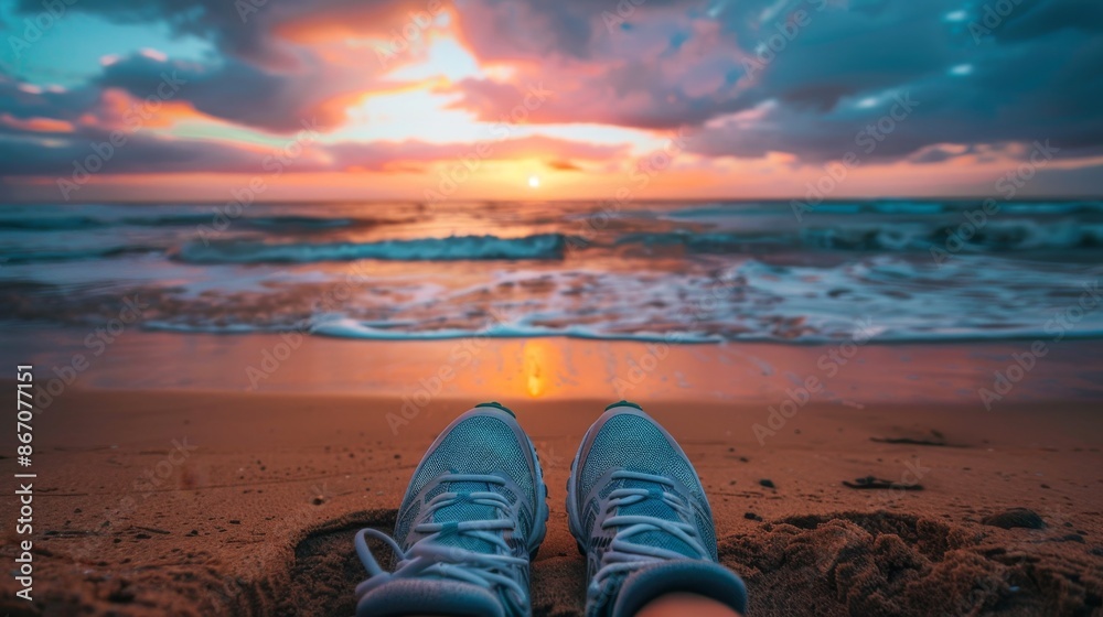 Fototapeta premium Write an English title for stock photo - end with text - Generative AI