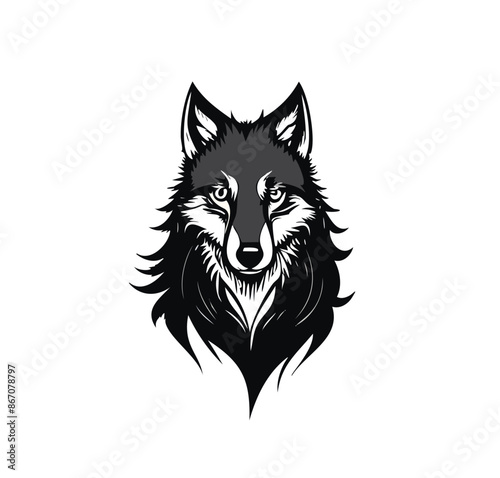 wolf head tattoo photo