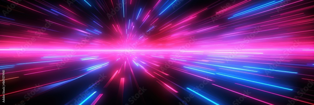 Abstract Neon Lights Background Abstract Neon Lights Background