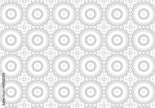 Abstract decorative seamless pattern background design