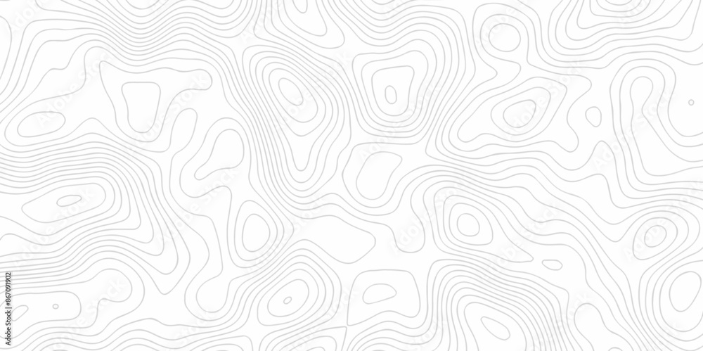 White wave line grid map and Topographic contour map lines. Seamless pattern with lines Topographic map. Geographic mountain relief diagram striped diagonal line wave carve pattern.
White wave line grid map and Topographic contour map lines. Seamless pattern with lines Topographic map. Geographic mountain relief diagram striped diagonal line wave carve pattern.
