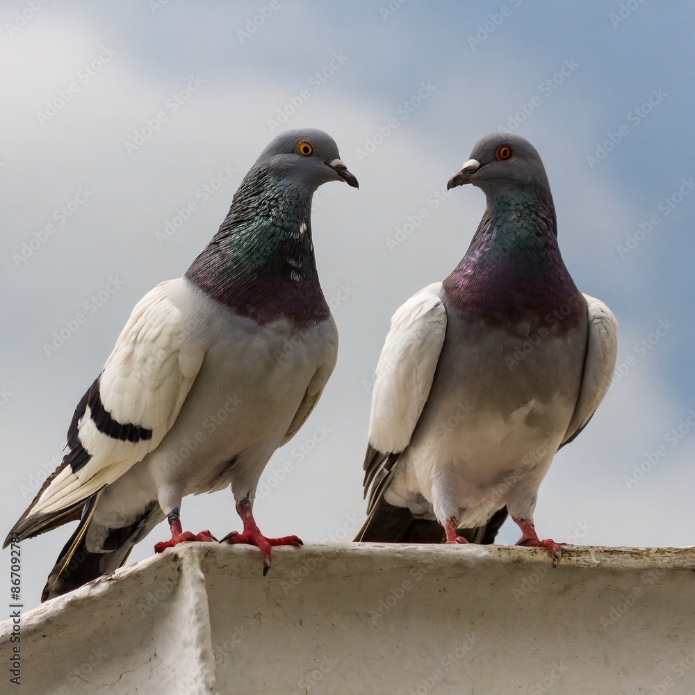 Fototapeta premium Couple of Pigeon