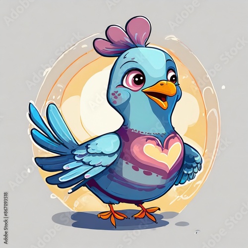 Cartoon Pigeon