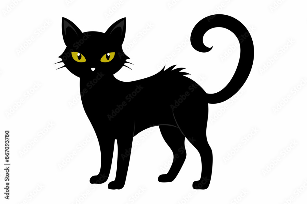 Halloween cat vector illustration Halloween cat vector illustration