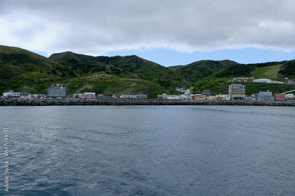 【北海道】船から見る礼文島