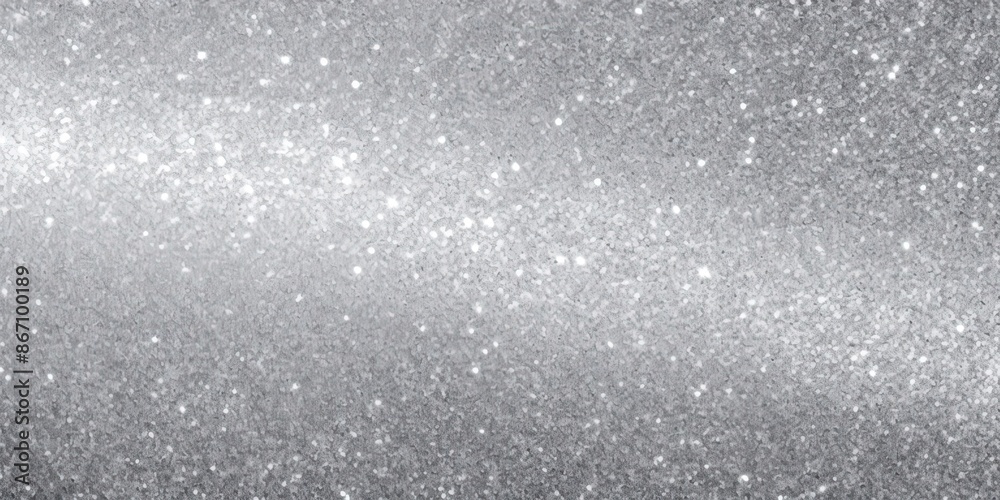 Fototapeta premium Sparkling Silver Glitter Background