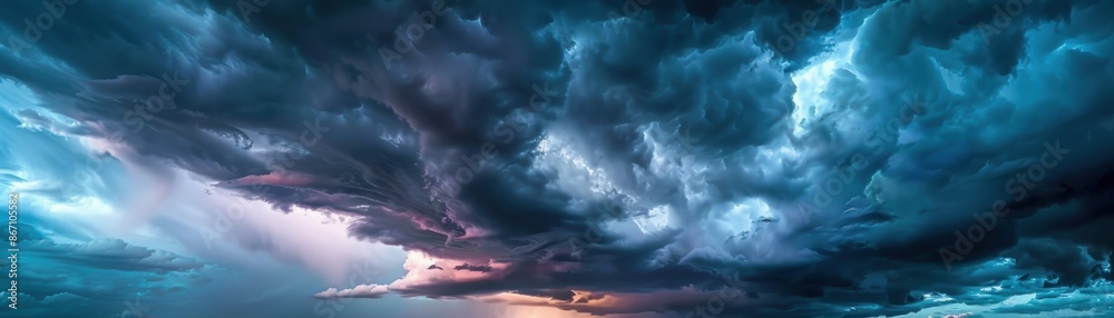 Dramatic stormy sky with dark clouds and a hint of sunlight, evoking a sense of atmosphere and natural beauty. Dramatic stormy sky with dark clouds and a hint of sunlight, evoking a sense of atmosphere and natural beauty.