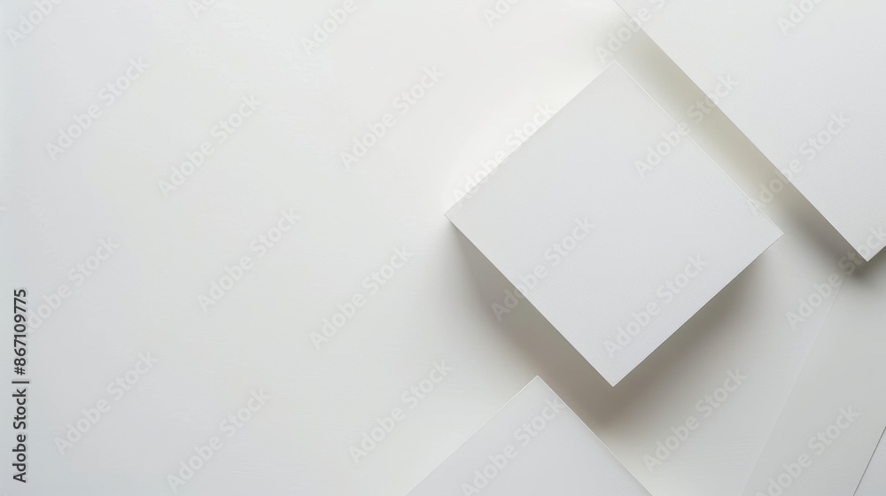 white background with small square cornered top view white background with small square cornered top view