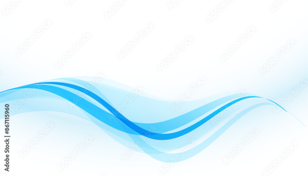 dynamic blue wave curvy banner for modern presentation dynamic blue wave curvy banner for modern presentation