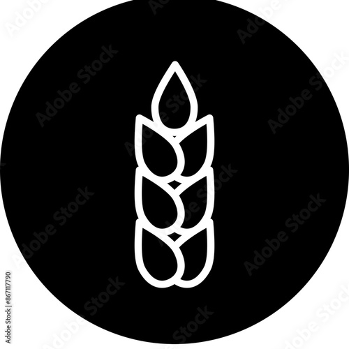 Oats Line White Circle Black