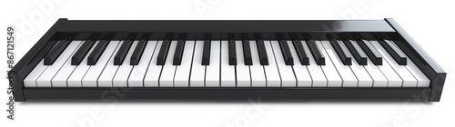 keyboard piano isolated on a transparent background