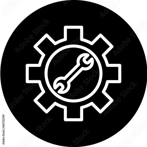Setting Vector Line Icon Design
