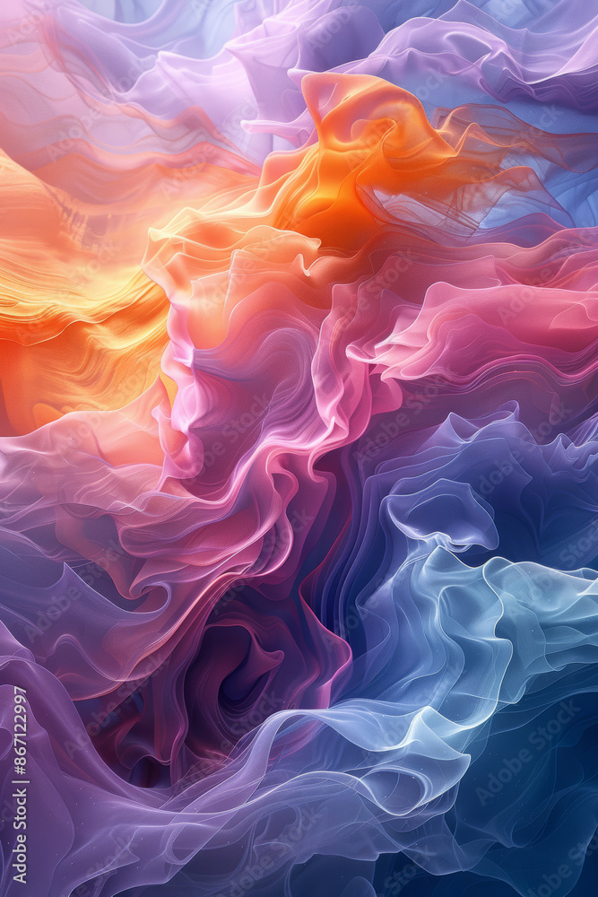 Tranquil Abstract Gradient Art Tranquil Abstract Gradient Art