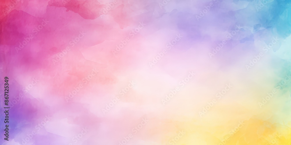 Abstract Watercolor Background with Pastel Hues Abstract Watercolor Background with Pastel Hues