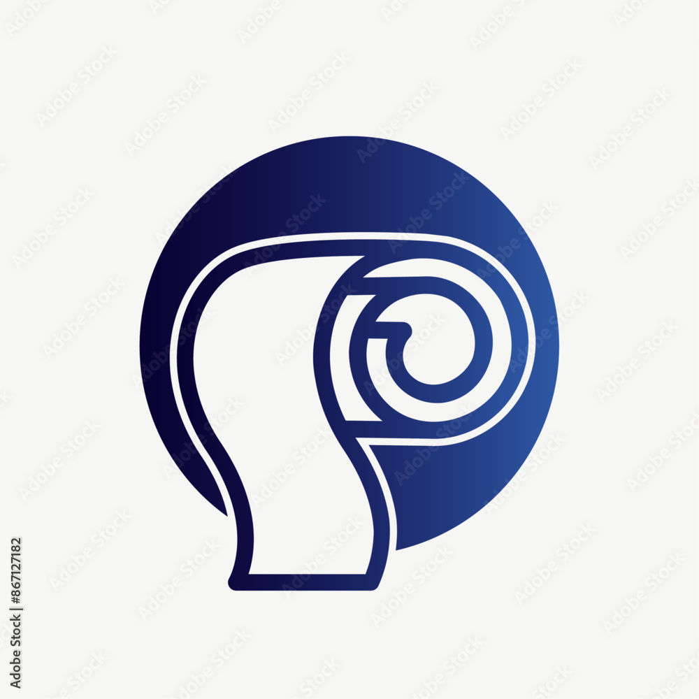 Minimalist Modern Roll Tissue Logo Icon Vector Minimalist Modern Roll Tissue Logo Icon Vector