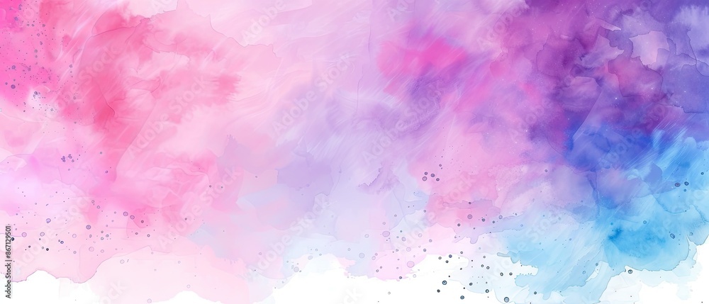 Soft Pastel Abstract Watercolor Background with Pink and Blue Hues Soft Pastel Abstract Watercolor Background with Pink and Blue Hues
