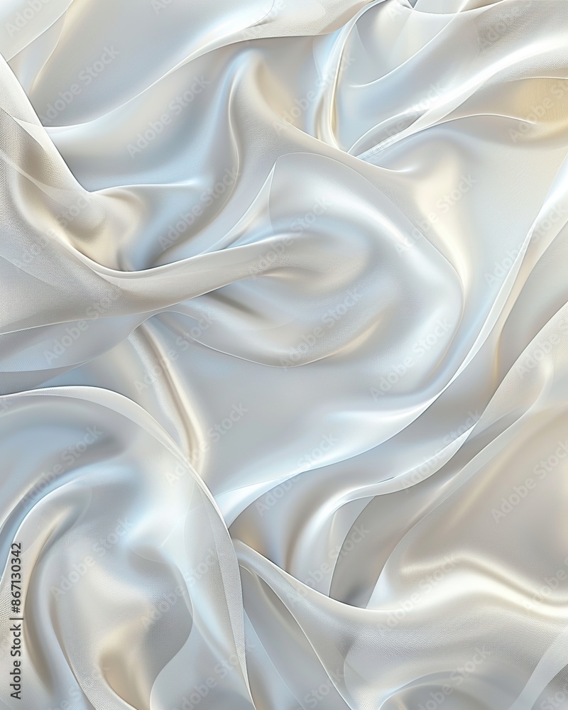 Abstract background of white silk or satin. Abstract background of white silk or satin.