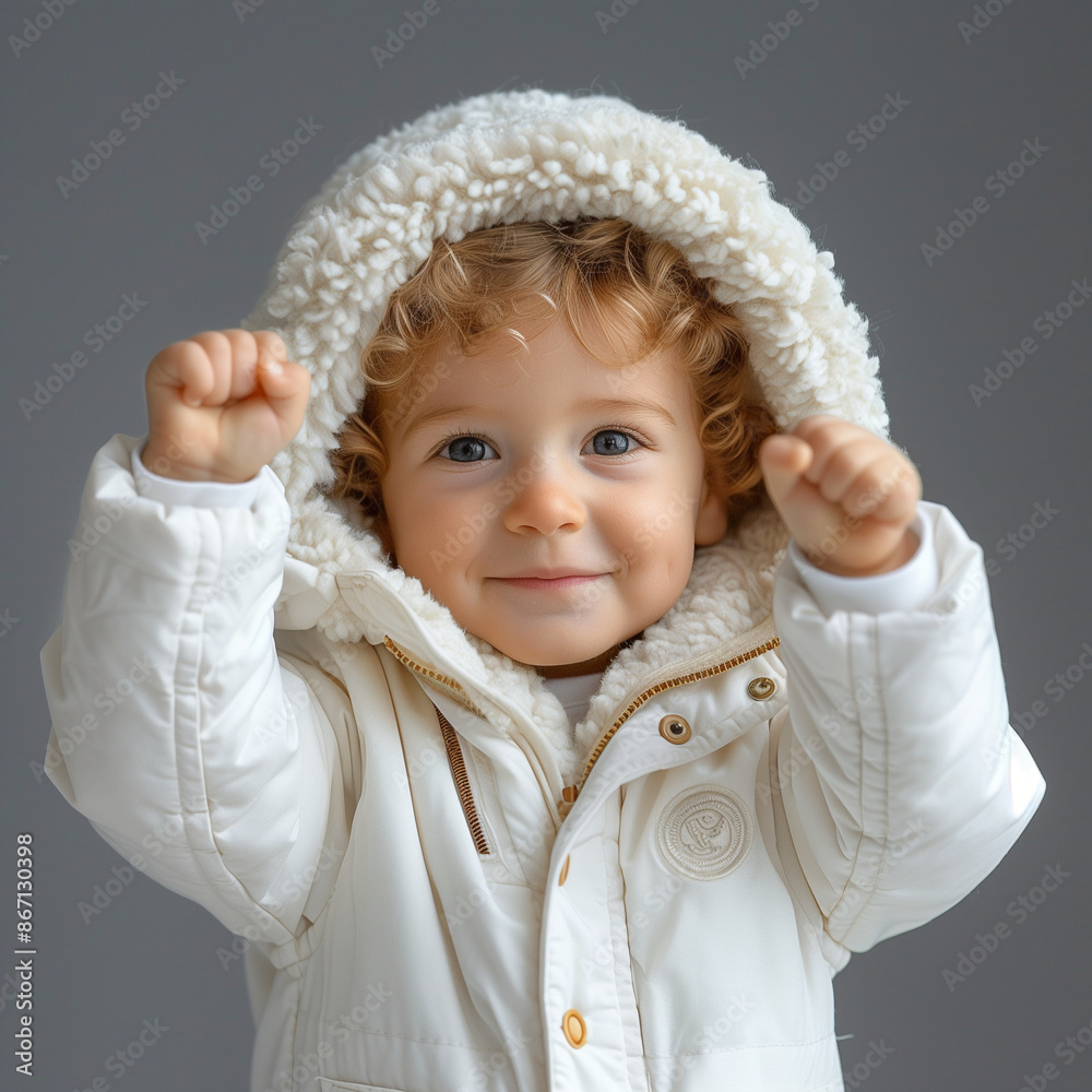Joyful Baby: Swinging Arms and an Uplifting Expression Capture Pure Delight Joyful Baby: Swinging Arms and an Uplifting Expression Capture Pure Delight