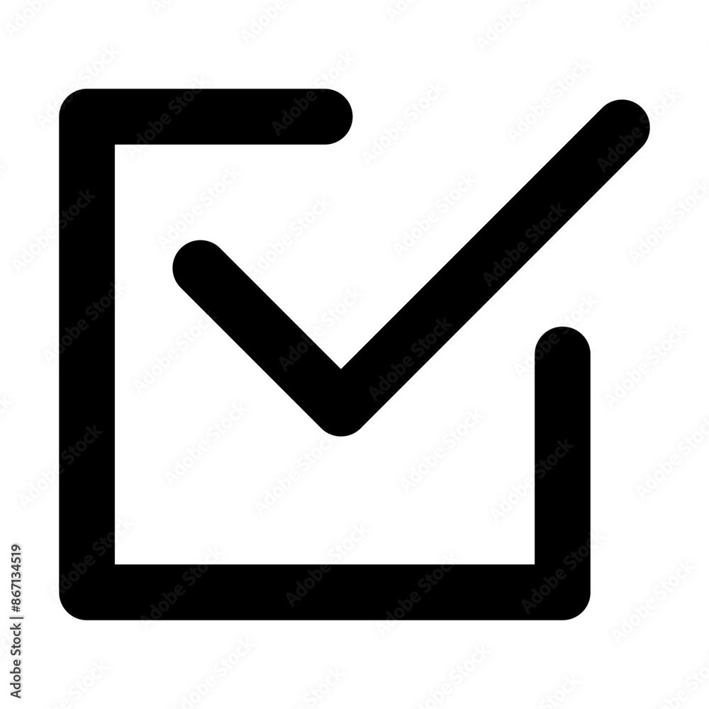 checkbox icon in line style. Vector illustration checkbox icon in line style. Vector illustration