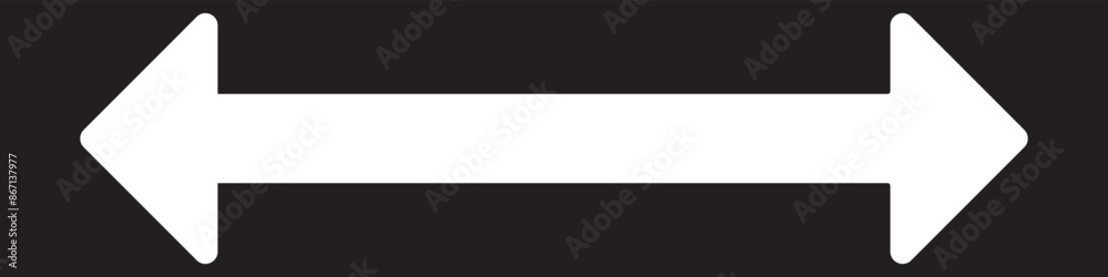Dual semi circle arrow. white arch double arrow. Arrow pointer vector icon isolated on white background. Vector illustration. eps 10 Dual semi circle arrow. white arch double arrow. Arrow pointer vector icon isolated on white background. Vector illustration. eps 10