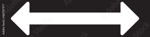  Dual semi circle arrow. white arch double arrow. Arrow pointer vector icon isolated on white background. Vector illustration. eps 10