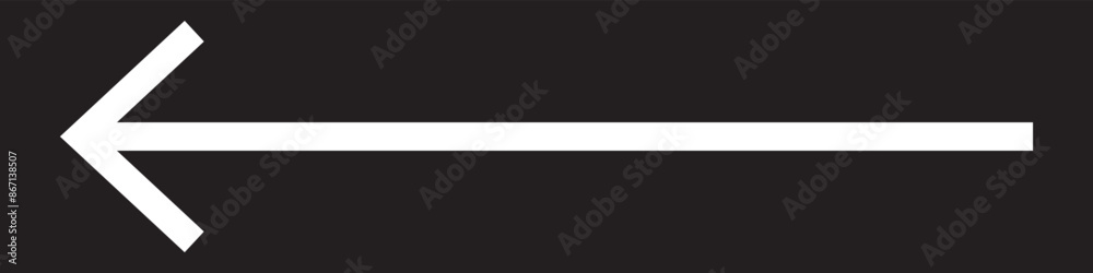 Long arrows icon. Vector of trendy long arrow left and right in flat style. Red arrow vector illustration. Red pointer, direction, position symbol and double arrow icon isolated. eps 10