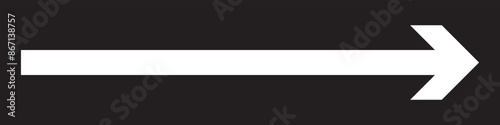 Long arrows icon. Vector of trendy long arrow left and right in flat style. Red arrow vector illustration. Red pointer, direction, position symbol and double arrow icon isolated. eps 10