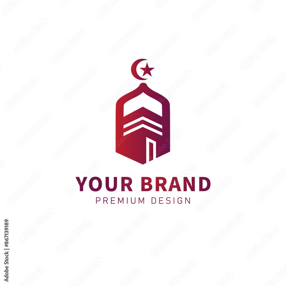 Mecca mosque modern logo Mecca mosque modern logo