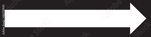 Long arrows icon. Vector of trendy long arrow left and right in flat style. Red arrow vector illustration. Red pointer, direction, position symbol and double arrow icon isolated. eps 10