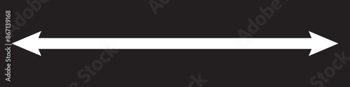  Dual semi circle arrow. white arch double arrow. Arrow pointer vector icon isolated on white background. Vector illustration. eps 10
