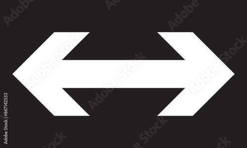  Dual semi circle arrow. white arch double arrow. Arrow pointer vector icon isolated on white background. Vector illustration. eps 10