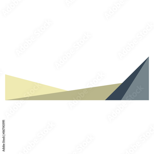 Geometric Business Footer