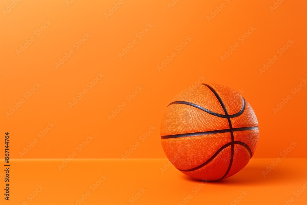 a basketball on a surface a basketball on a surface