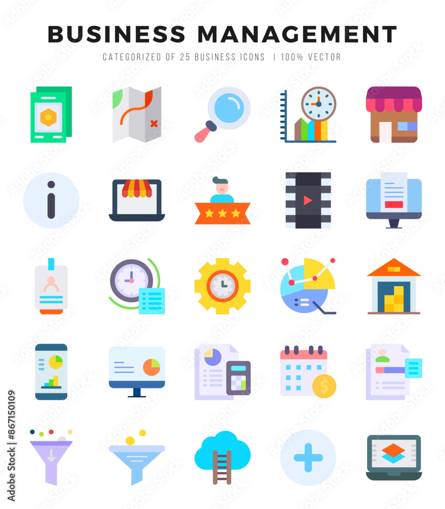 icons set. Business Management for web. app. vector illustration. icons set. Business Management for web. app. vector illustration.