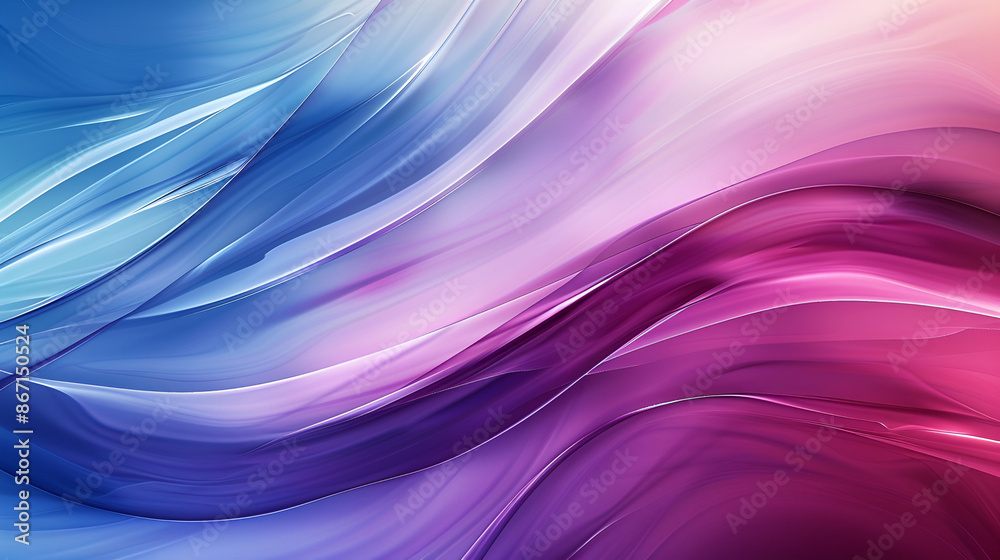 Blue pink modern bright waves art, Blurred pattern effect background ,Abstract creative graphic template,A colorful wave with a blue and pink hue