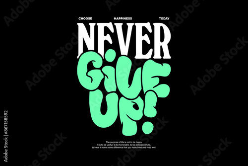 Typography quotes streetwear graphic tee design templates