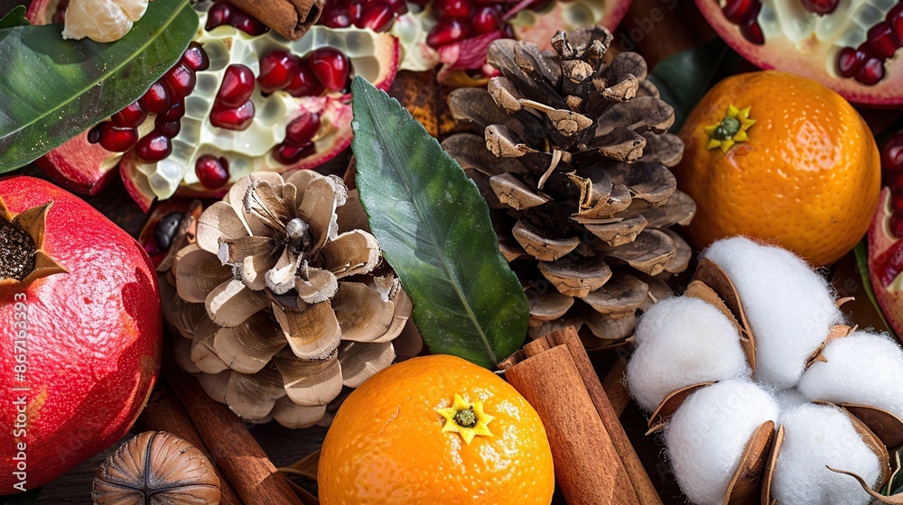 Winter Holiday Fruit Arrangement Winter Holiday Fruit Arrangement