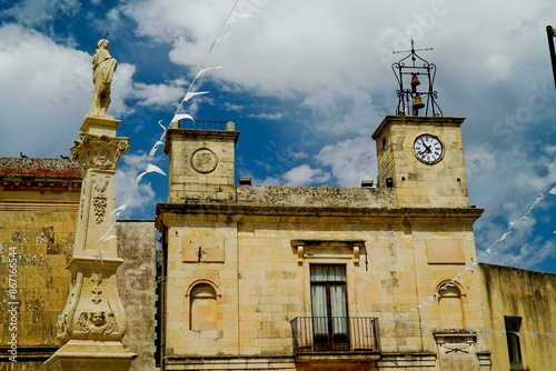 Antichi edifici nel borgo di Giurdignano, Lecce,Puglia,Italia