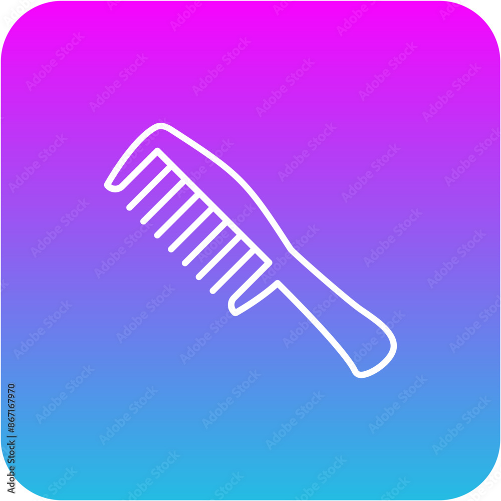 Hair comb Icon Hair comb Icon