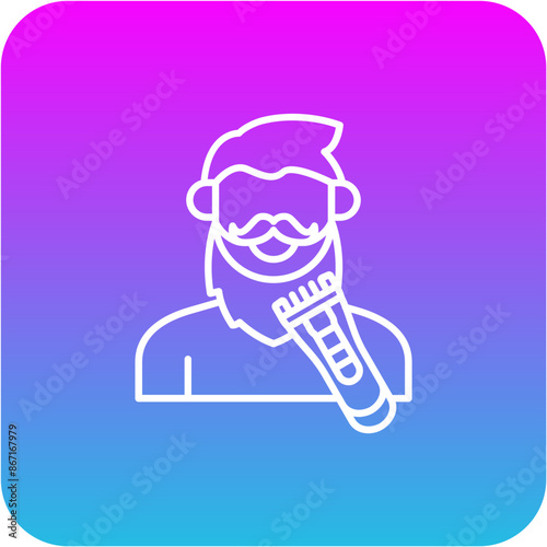 Beard trimming Icon