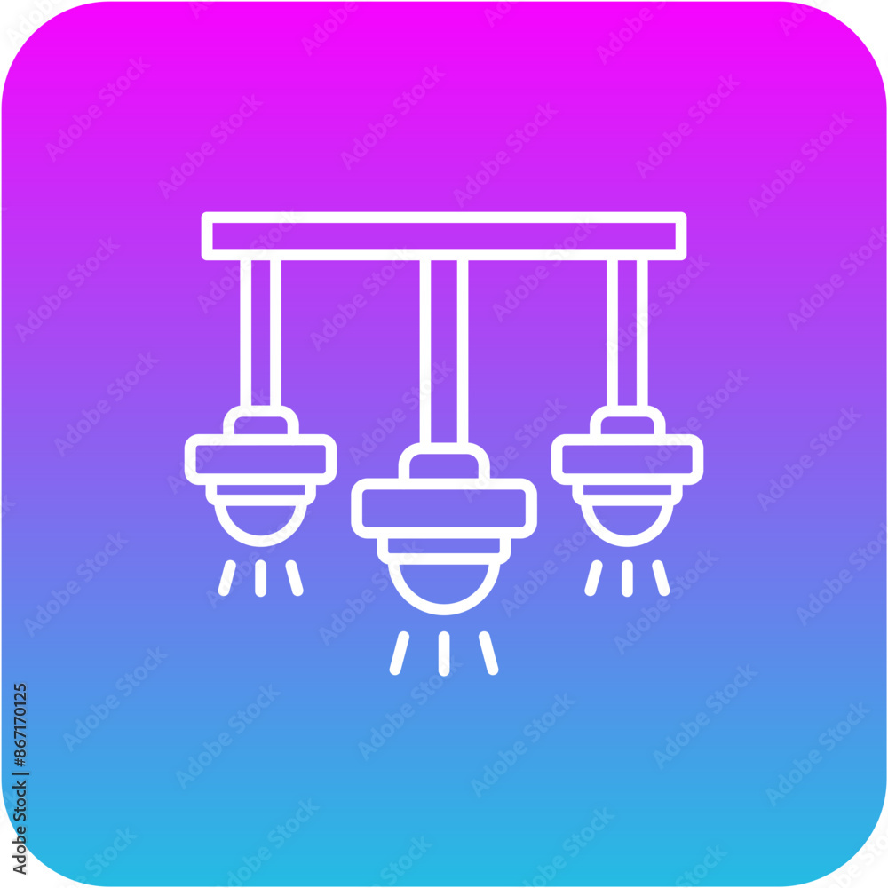 Ceiling lamp Icon Ceiling lamp Icon