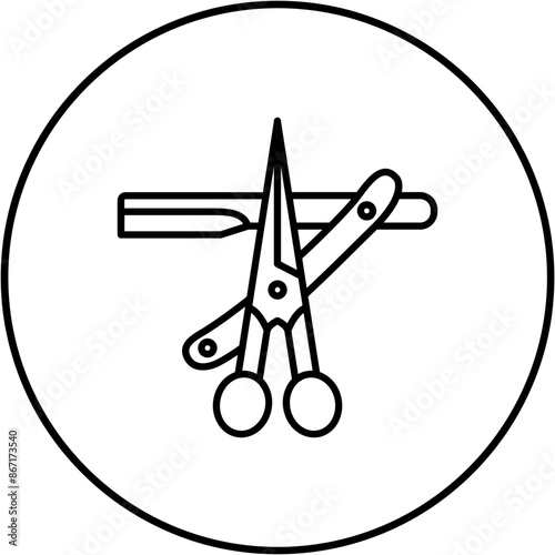 Hair cutting Icon
