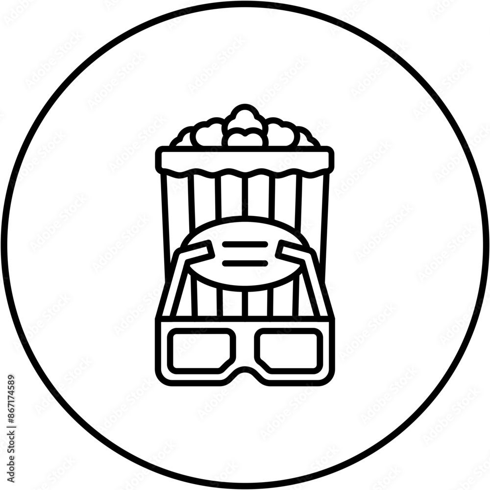 Fototapeta premium Entertainment Icon