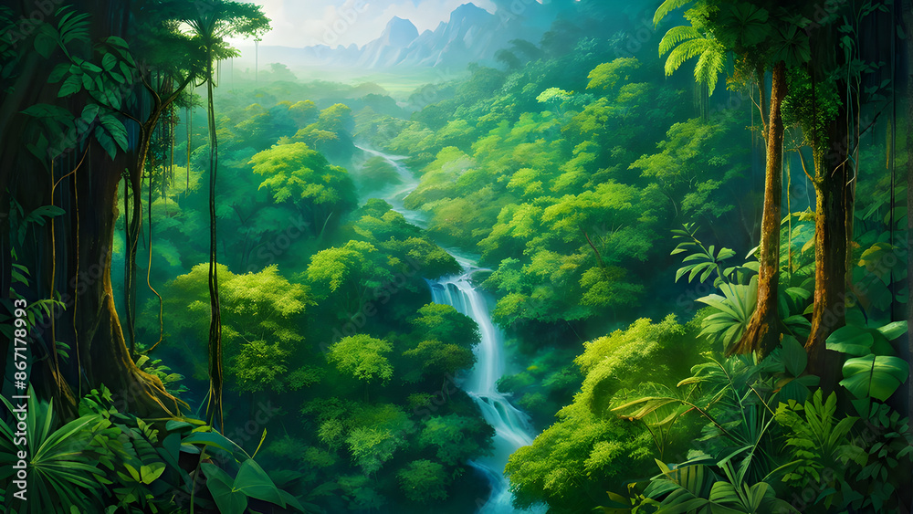 Aerial top view forest tree, Rainforest ecosystem and healthy environment concept and background, Texture of green tree forest view from above
Aerial top view forest tree, Rainforest ecosystem and healthy environment concept and background, Texture of green tree forest view from above