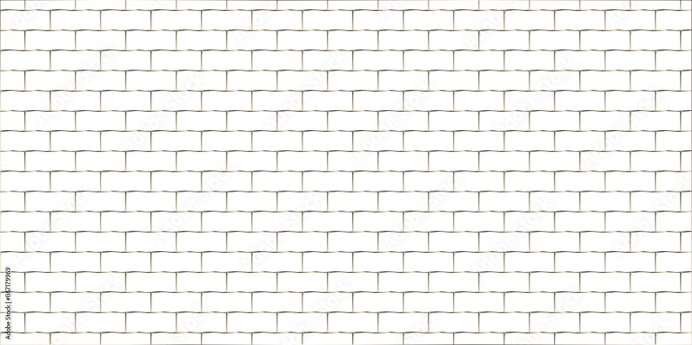 White brick wall background. architecture construction stone block brick wallpaper. seamless building cement concrete wall grunge background.